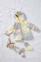 Load image into Gallery viewer, King Cole Aran Knitting Pattern - Baby Jacket Coat Hat &amp; Socks (6048)
