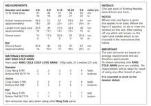 Load image into Gallery viewer, King Cole Aran Knitting Pattern - Baby Sweater Jacket &amp; Hat (6050)