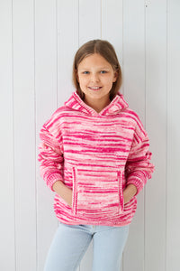 King Cole Easy Knit DK Knitting Pattern Lady's & Girl's Sweater & Hoodie (6078)