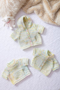 King Cole Knitting Pattern - Babies Cardigan, Gilet, Blanket, Hat & Jacket 6085