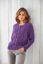 Load image into Gallery viewer, King Cole Double Knitting Pattern - Ladies Raglan Cardigan &amp; Sweater (6092)