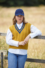 Load image into Gallery viewer, King Cole Aran Knitting Pattern - Ladies Sweater &amp; Tank Top (6097)