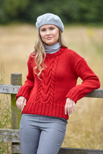 Load image into Gallery viewer, King Cole Aran Knitting Pattern - Ladies Sweaters (6098)