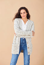 Load image into Gallery viewer, King Cole Chunky Knitting Pattern – Women&#39;s Cardigan and Roll Neck Sweater 6110