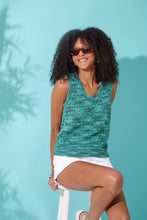 Load image into Gallery viewer, King Cole Double Knitting Pattern - Ladies Cardigan &amp; Vest Top (6126)