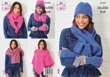 Load image into Gallery viewer, King Cole Double Knitting Pattern – Womens Accessories (6134)