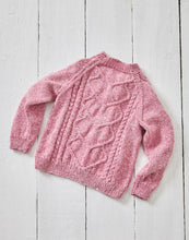 Load image into Gallery viewer, King Cole Knitting Pattern - Kids Sweater &amp; Cardigan (6154)