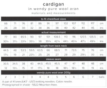 Load image into Gallery viewer, Wendy Aran Knitting Pattern - Ladies Cardigan (6166)