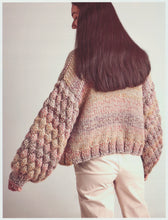 Load image into Gallery viewer, Wendy Super Chunky Knitting Pattern - Ladies Bubble Sleeve Jacket (6171)