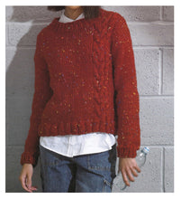 Load image into Gallery viewer, Wendy Super Chunky Knitting Pattern - Lady's Cable Sweater (7003)