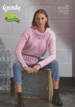 Load image into Gallery viewer, Wendy Super Chunky Knitting Pattern - Lady's Sweater (7005)