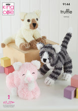 Load image into Gallery viewer, King Cole Truffle Knitting Pattern - Cats (9144)