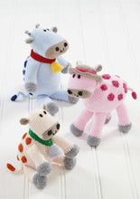 Load image into Gallery viewer, King Cole Double Knit Crochet Pattern - Amigurumi Cows (9155)