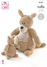 Load image into Gallery viewer, King Cole Double Knit Knitting Pattern  Kangaroo &amp; Joey (9161)