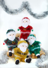 Load image into Gallery viewer, King Cole Tinsel &amp; DK Knitting Pattern - Sleeping Santa (9163)