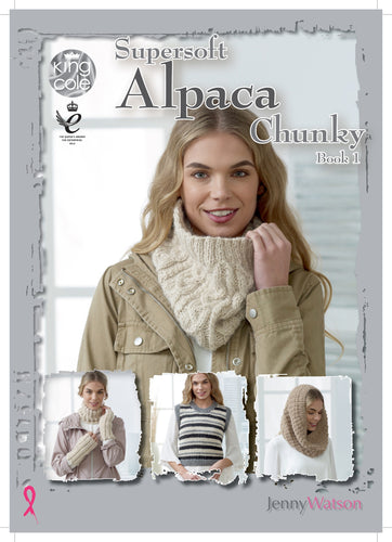 King Cole Alpaca Supersoft Knitting Book 1 (Jenny Watson)