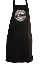Load image into Gallery viewer, Novelty &#39;Best Chef&#39; Black Full Apron