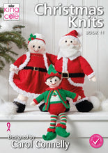 Load image into Gallery viewer, King Cole Christmas knits book 11 - Santa, Mrs Clause &amp; Elf family