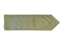 Load image into Gallery viewer, Leaf Design Table Runner 12” x 90” – Willow Green