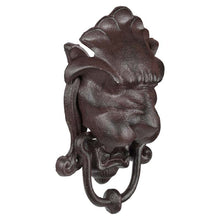 Load image into Gallery viewer, Cast Iron Lion Head Door Knocker