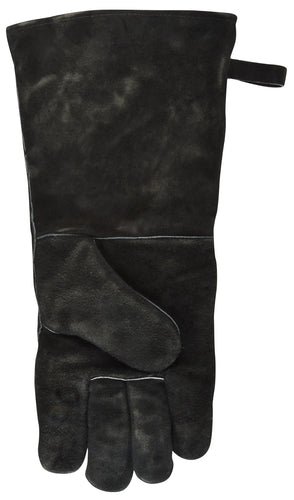 Cows Leather Protective Glove for BBQ Fire Place or Oven (Right Handed)