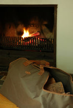 Load image into Gallery viewer, Heavy Duty Log Carrier &amp; Pack of 10 Pinecone Fire Starters
