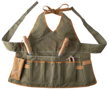 Load image into Gallery viewer, https://images.esellerpro.com/2278/I/146/375/GT49-khaki-green-lady-garden-apron-pockets-adjustable-1.jpg