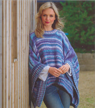 Load image into Gallery viewer, James Brett Chunky Knitting Pattern - Ladies Tabbard &amp; Hat (JB555)