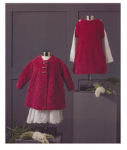 Load image into Gallery viewer, James Brett Chunky Knitting Pattern - Baby Dress &amp; Jacket (JB650)