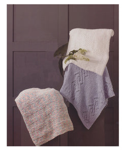 James Brett Chunky Knitting Pattern - Baby Blankets (JB651)