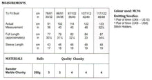 Load image into Gallery viewer, James Brett Chunky Knitting Pattern - Ladies Sweater (JB668)
