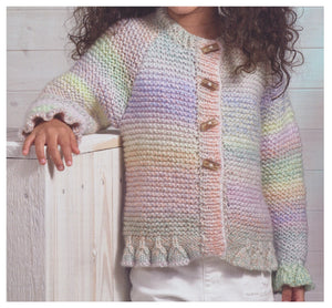 James Brett Chunky Knitting Pattern - Girl's Cardigan (JB700)