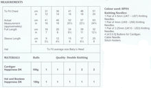 Load image into Gallery viewer, James Brett Double Knit Knitting Pattern - Baby Cardigan Hat &amp; Bootees (JB744)