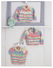 Load image into Gallery viewer, James Brett Double Knit Knitting Pattern - Baby Cardigans (JB745)