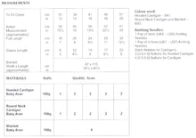Load image into Gallery viewer, James Brett Aran Knitting Pattern - Baby Cardigans &amp; Blanket (JB784)