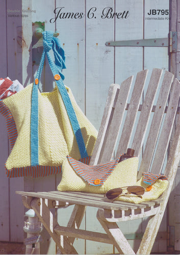 James Brett Double Knit Knitting Pattern - Beach Set (JB795)