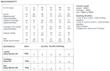 Load image into Gallery viewer, James Brett Double Knit Knitting Pattern - Baby Jacket Cardigan &amp; Hat (JB804)