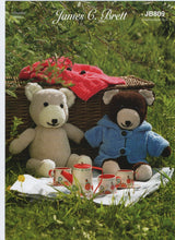 Load image into Gallery viewer, James Brett Chunky Knitting Pattern - Teddy (JB809)