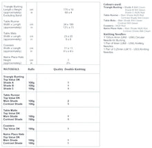Load image into Gallery viewer, James Brett DK Knitting Pattern - Christmas Bunting &amp; Tableware (JB812)