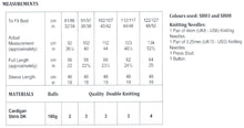 Load image into Gallery viewer, James Brett Double Knit Knitting Pattern - Ladies Cardigan (JB818)
