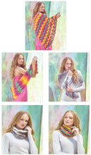 Load image into Gallery viewer, James Brett Double Knit Knitting Pattern - Ladies Wrap &amp; Cowl (JB820)