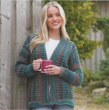 Load image into Gallery viewer, James Brett Chunky Knitting Pattern - Ladies Cardigans (JB840)