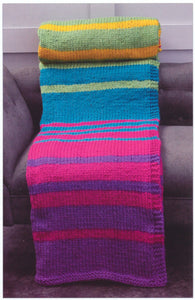 James Brett Super Chunky Knitting Pattern - Throws (JB843)