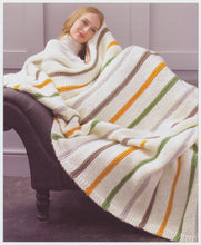 Load image into Gallery viewer, James Brett Super Chunky Knitting Pattern - Throws (JB844)