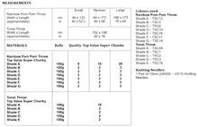 Load image into Gallery viewer, James Brett Super Chunky Knitting Pattern - Throws (JB844)