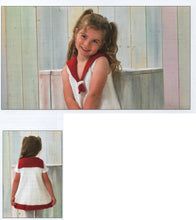 Load image into Gallery viewer, James Brett DK double Knit Knitting Pattern - Girls Sweater Dress (JB869)