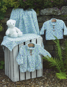 James Brett Flutterby Knitting Pattern - Baby Cardigan, Jacket & Blanket (JB880)