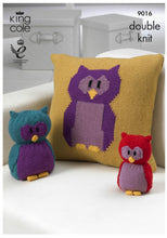 Load image into Gallery viewer, King Cole DK Knitting Pattern - Owl Collection 9016