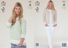 Load image into Gallery viewer, King Cole Double Knitting Pattern - 3951 Cardigans &amp; Sweaters