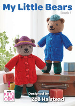 Load image into Gallery viewer, King Cole Little Bears Knitting Book 1 – Stuffed Bear Family with Outfits